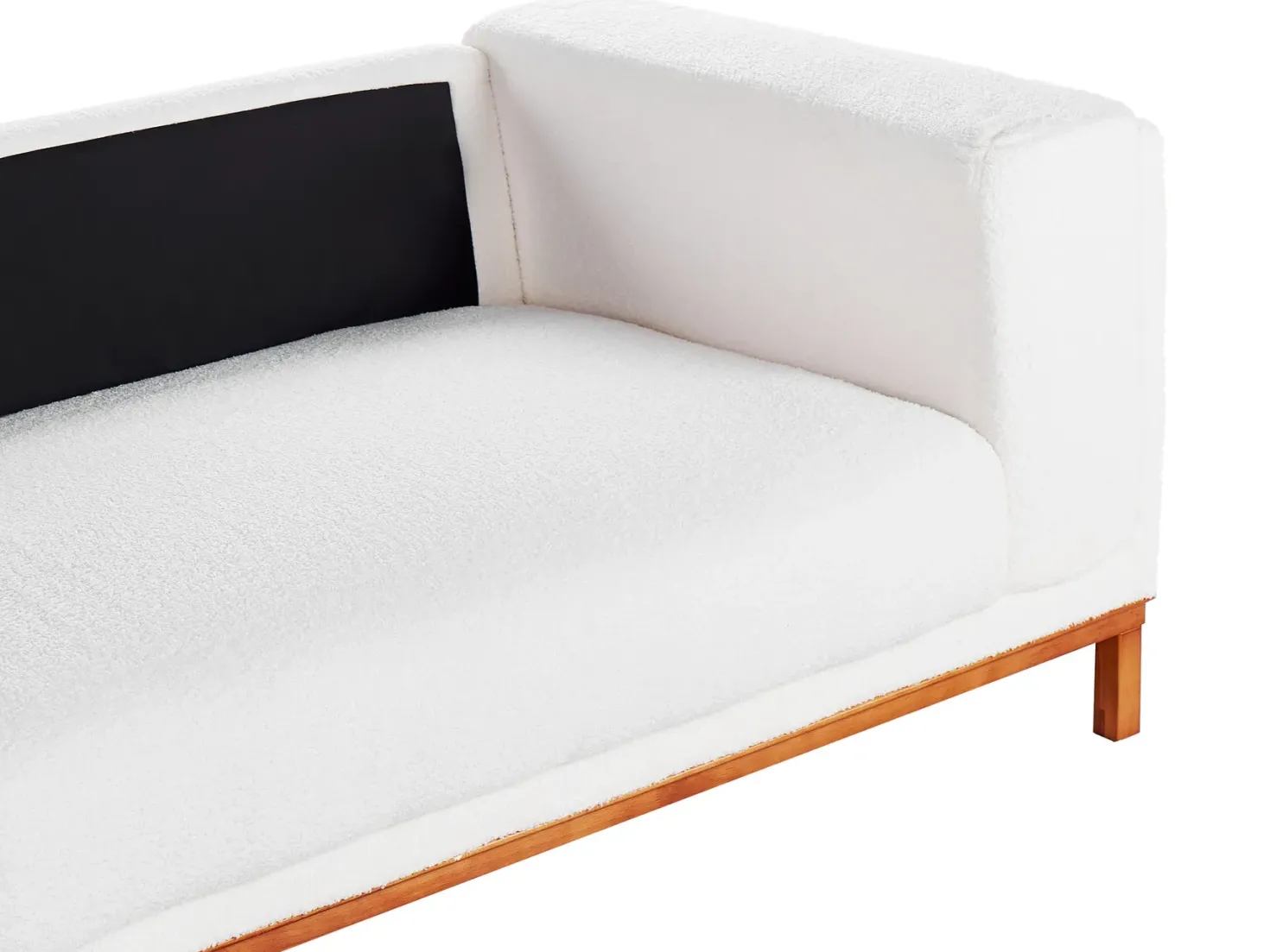 Sofa 4 personers VENG Boucle Cremehvid