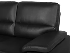 Sofa 2 personers VOGAR Kunstlæder Sort