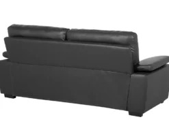 Sofa 3 personers VOGAR Kunstlæder Sort
