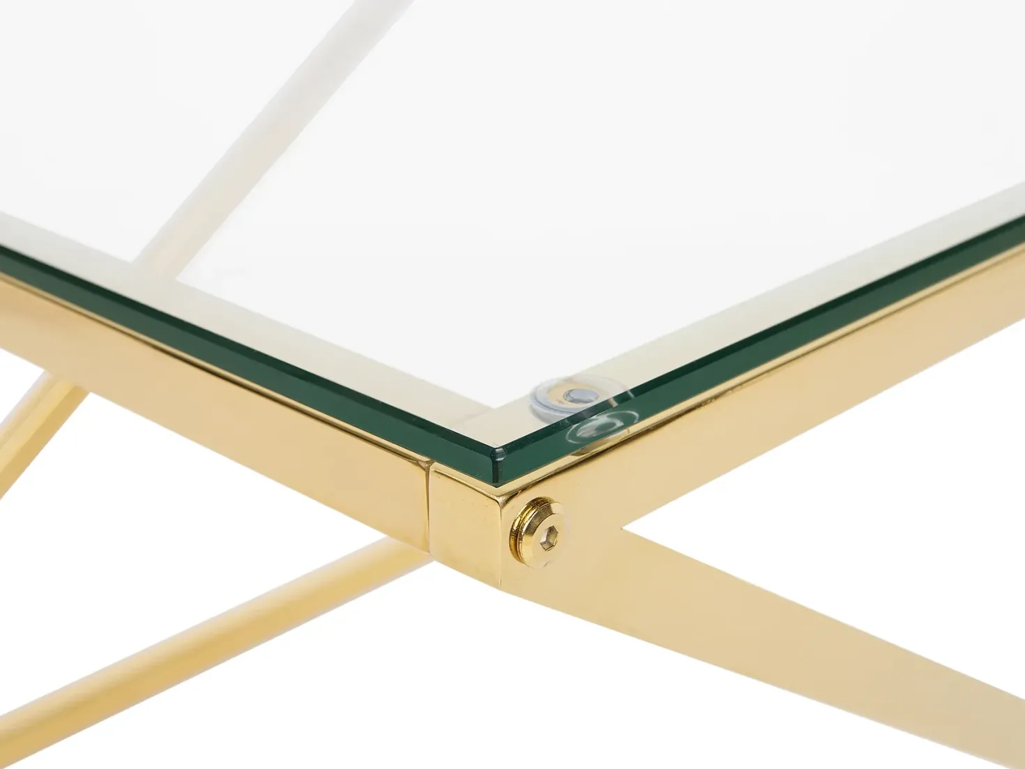 Sofabord BEVERLY Glas Guld