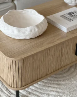 Sofabord BRADLEY Brun med opbevaring