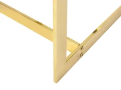 Sofabord CRYSTAL Hærdet glas Guld