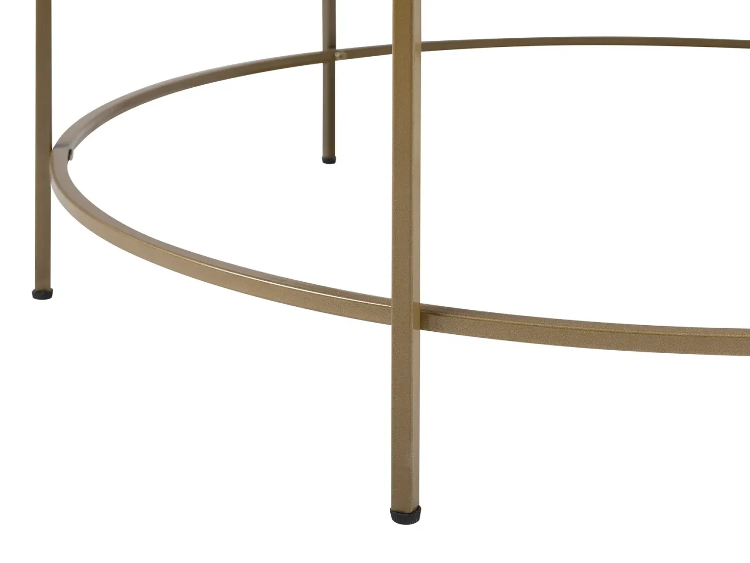 Sofabord FLORENCE Glas Sort/guld