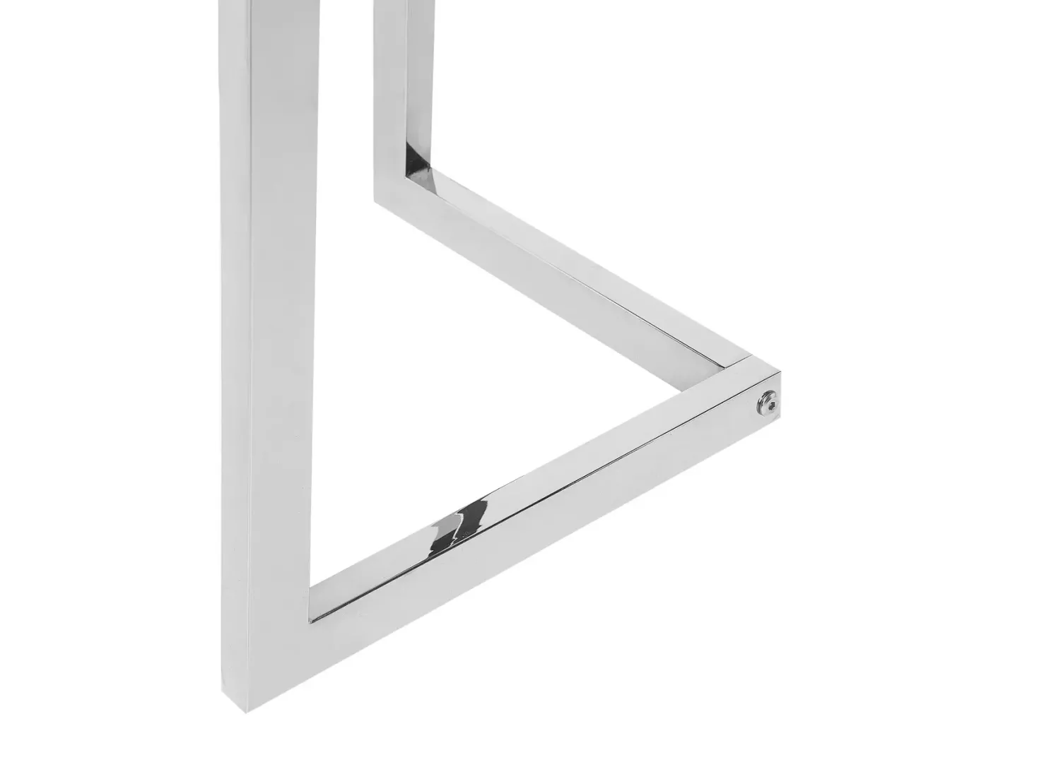 Sofabord FRESNO Glas Sølv