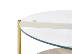 Sofabord LOVELL Hærdet glas Guld