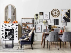 Sofabord MEDORA Glas Sort