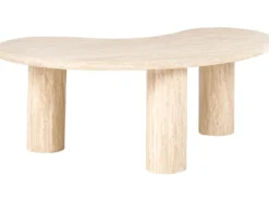 Sofabord NOMA 52 cm 89 cm Travertin Effekt Travertin Effekt