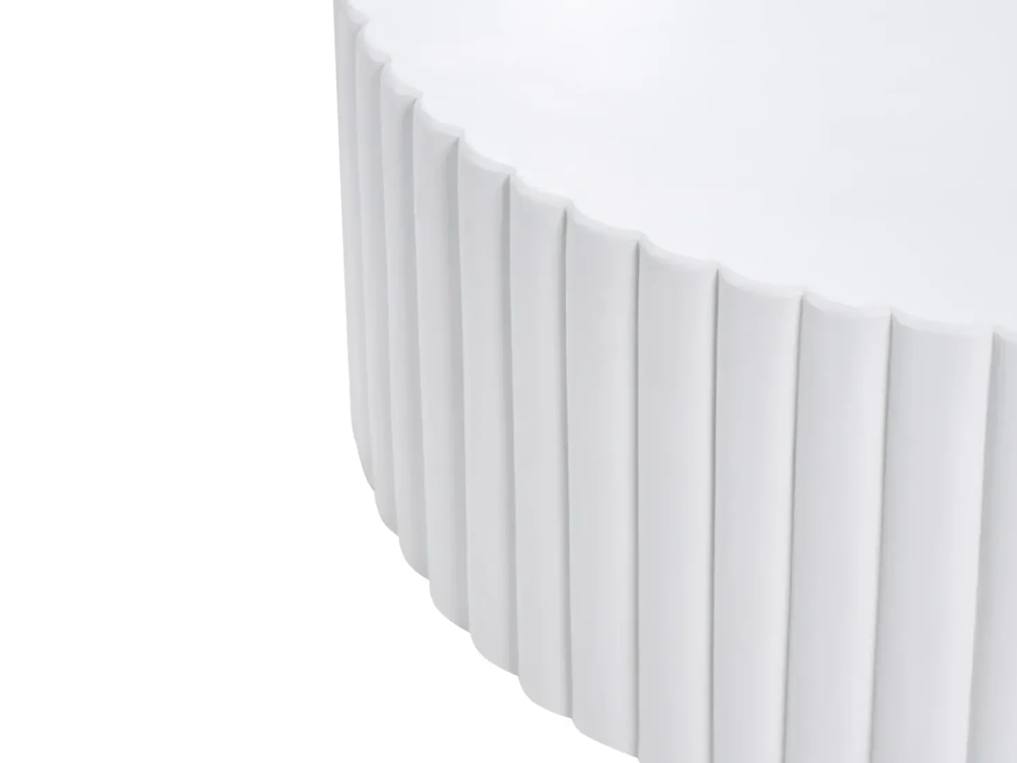 Sofabord POZZA 117 cm 117 cm Hvid
