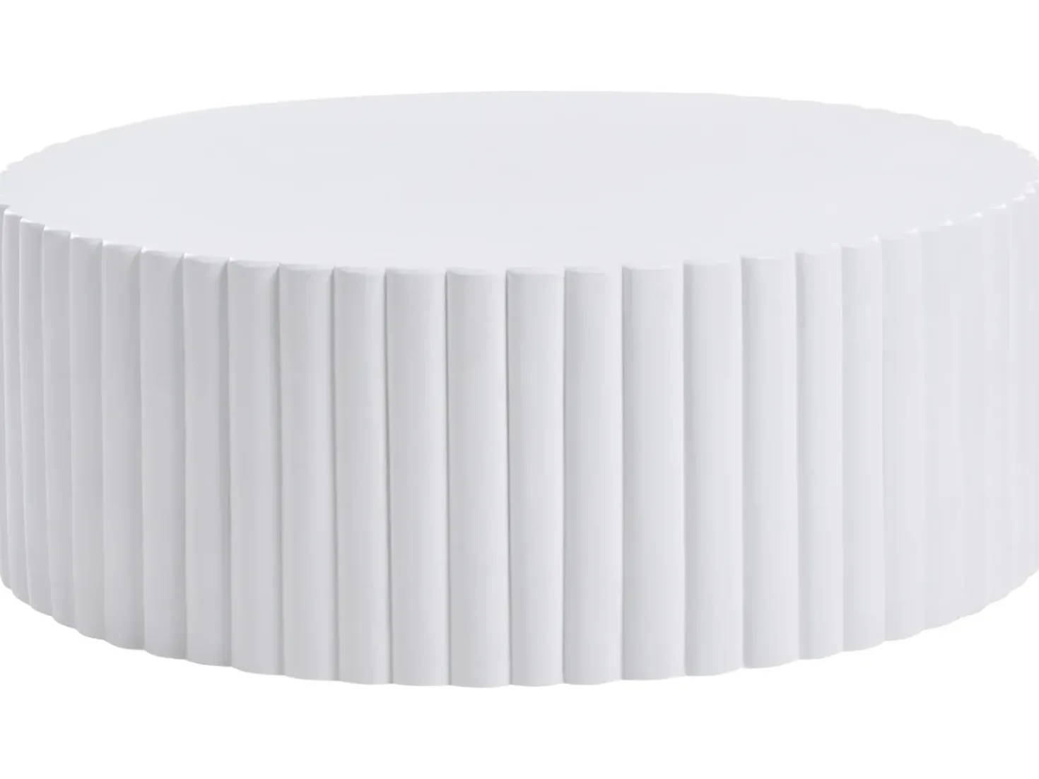 Sofabord POZZA 117 cm 117 cm Hvid