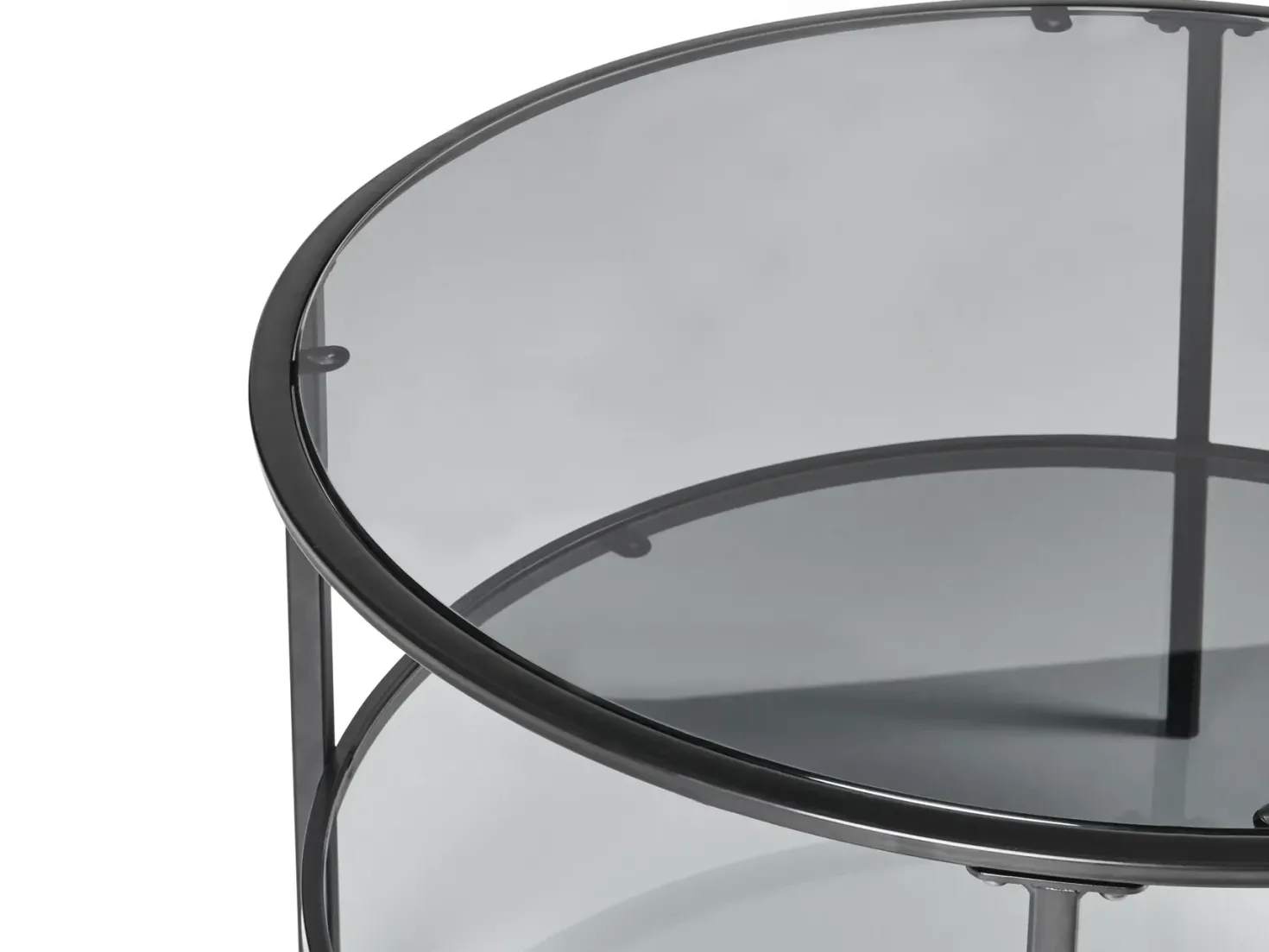 Sofabord TELLAKA Hærdet glas Sort
