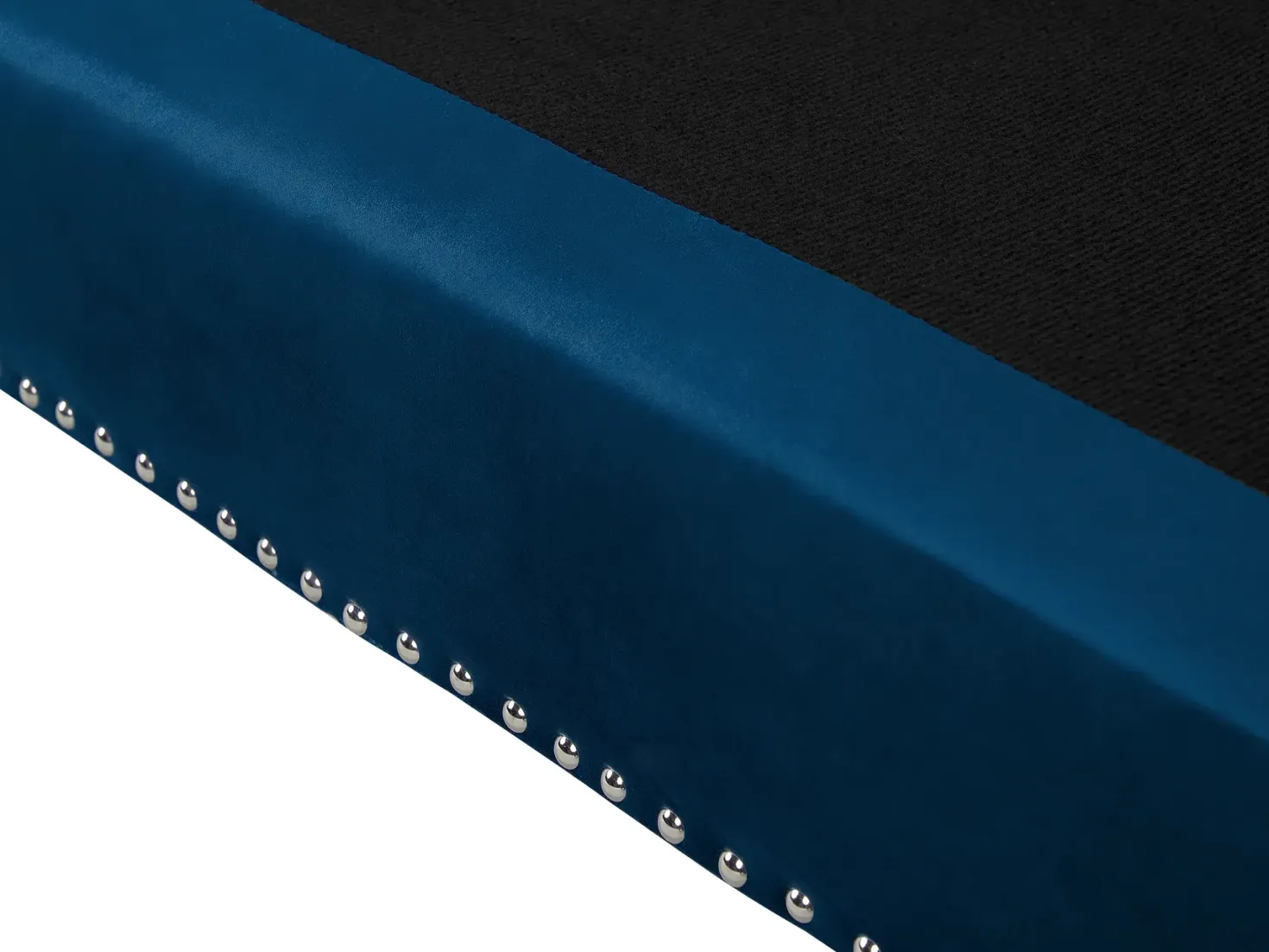Sofa 3 personers AVALDSENES Velour Navy Blå