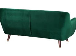 Sofa 3 personers BODO Velour Smaragdgrøn