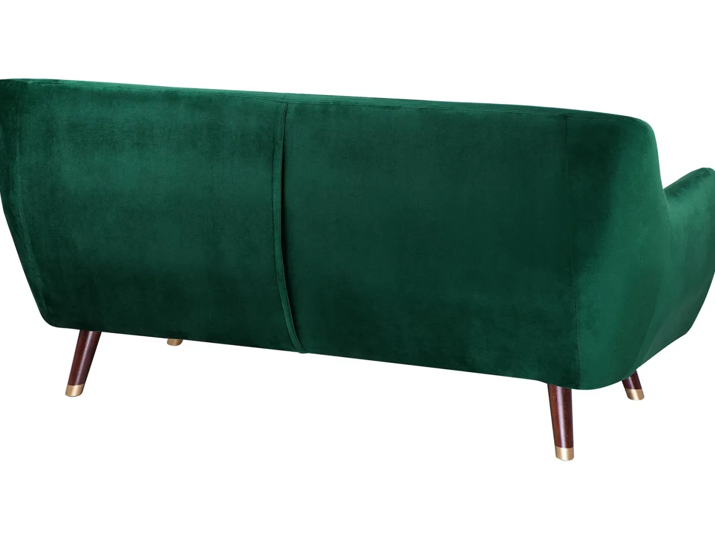 Sofa 3 personers BODO Velour Smaragdgrøn