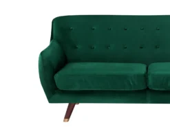 Sofa 3 personers BODO Velour Smaragdgrøn