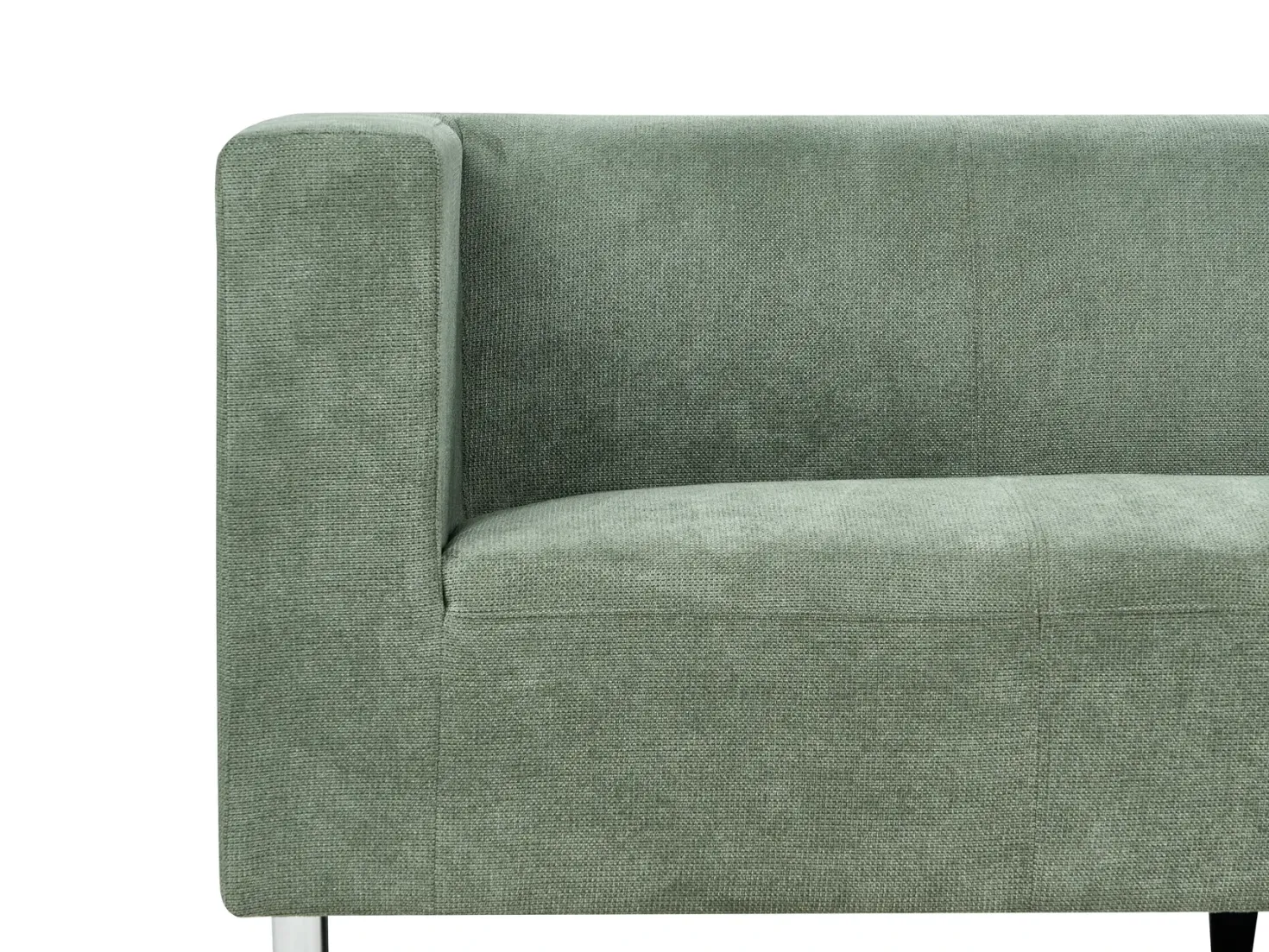 Sofa 3 personers FLORO Chenille Lysegrøn