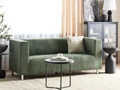 Sofa 3 personers FLORO Chenille Lysegrøn