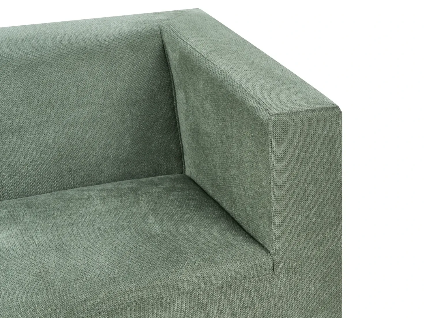 Sofa 3 personers FLORO Chenille Lysegrøn
