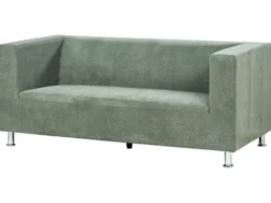 Sofa 3 personers FLORO Chenille Lysegrøn