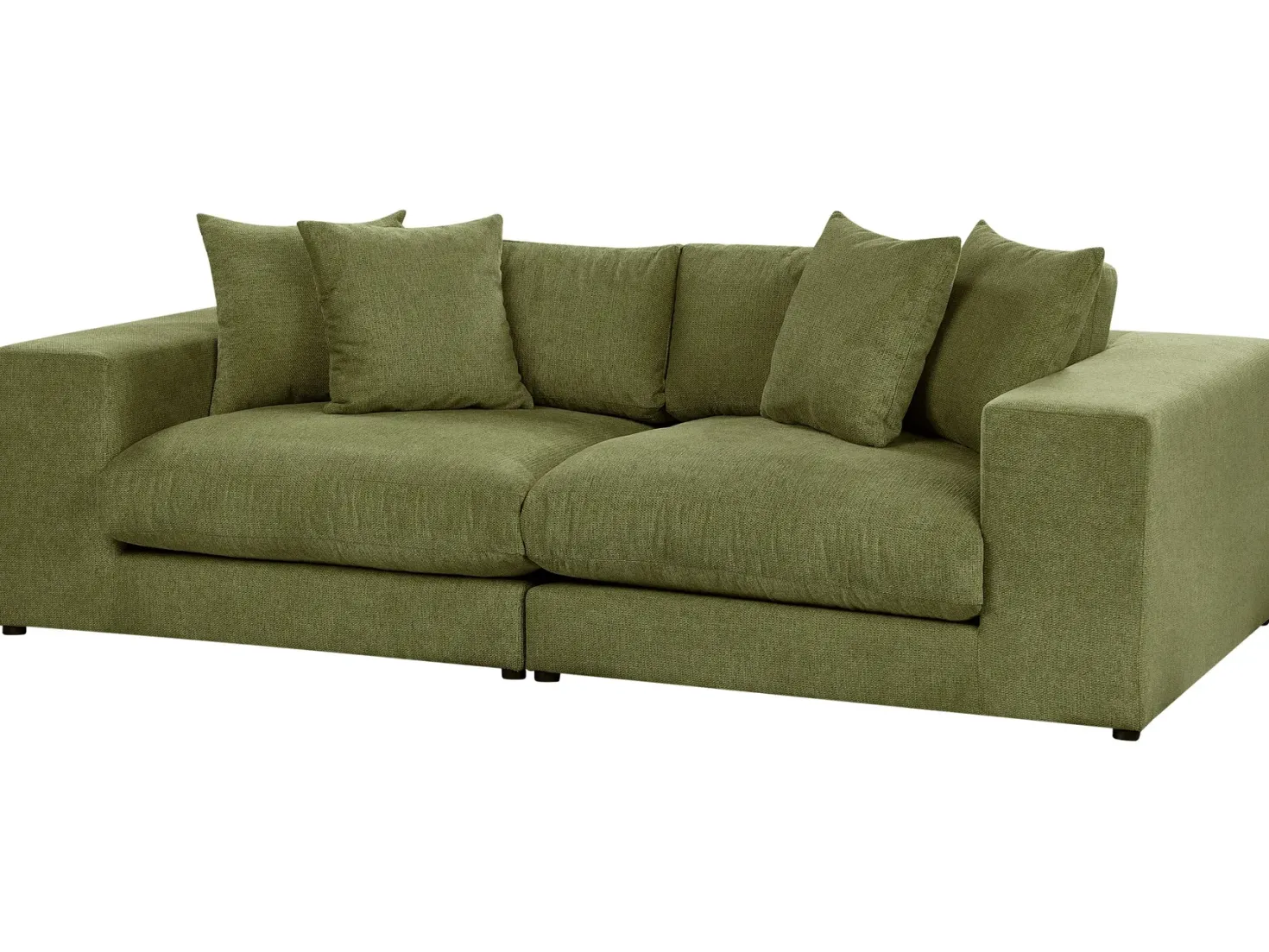 Sofa 3 personers GLORVIKA II Mørkegrøn