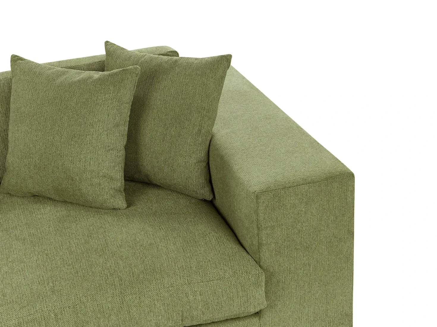 Sofa 3 personers GLORVIKA II Mørkegrøn