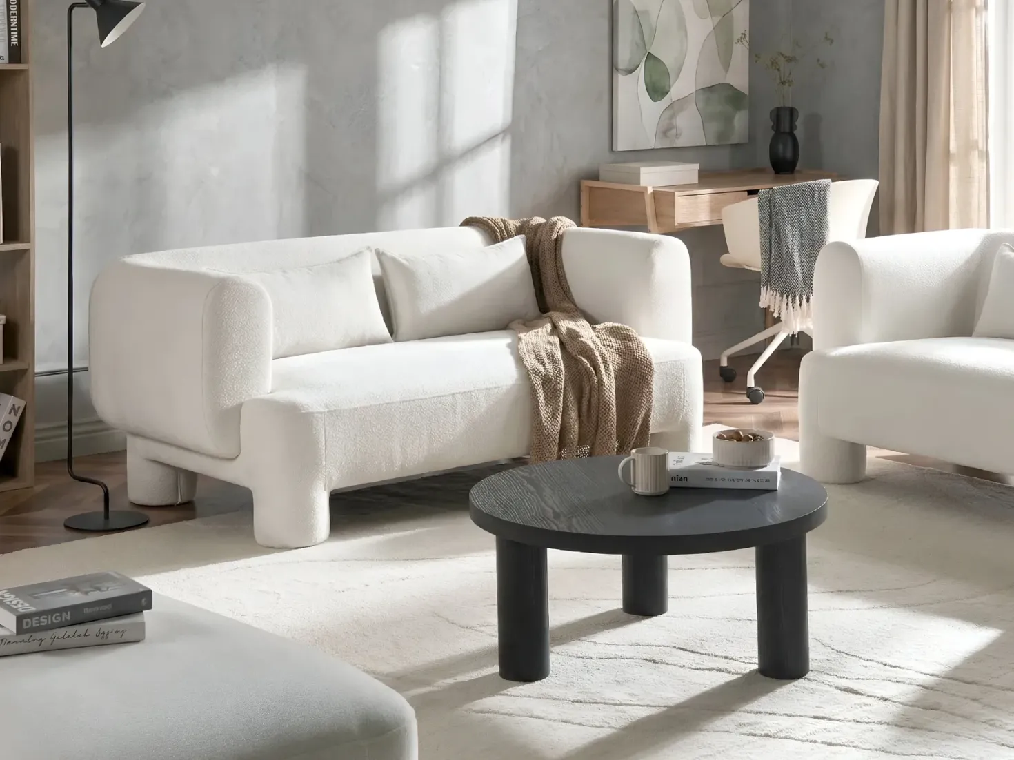 Sofa 3 personers HOGBO Hvid