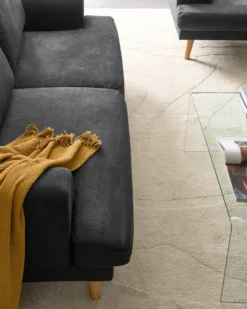 Sofa 3 personers KILDAL Sort