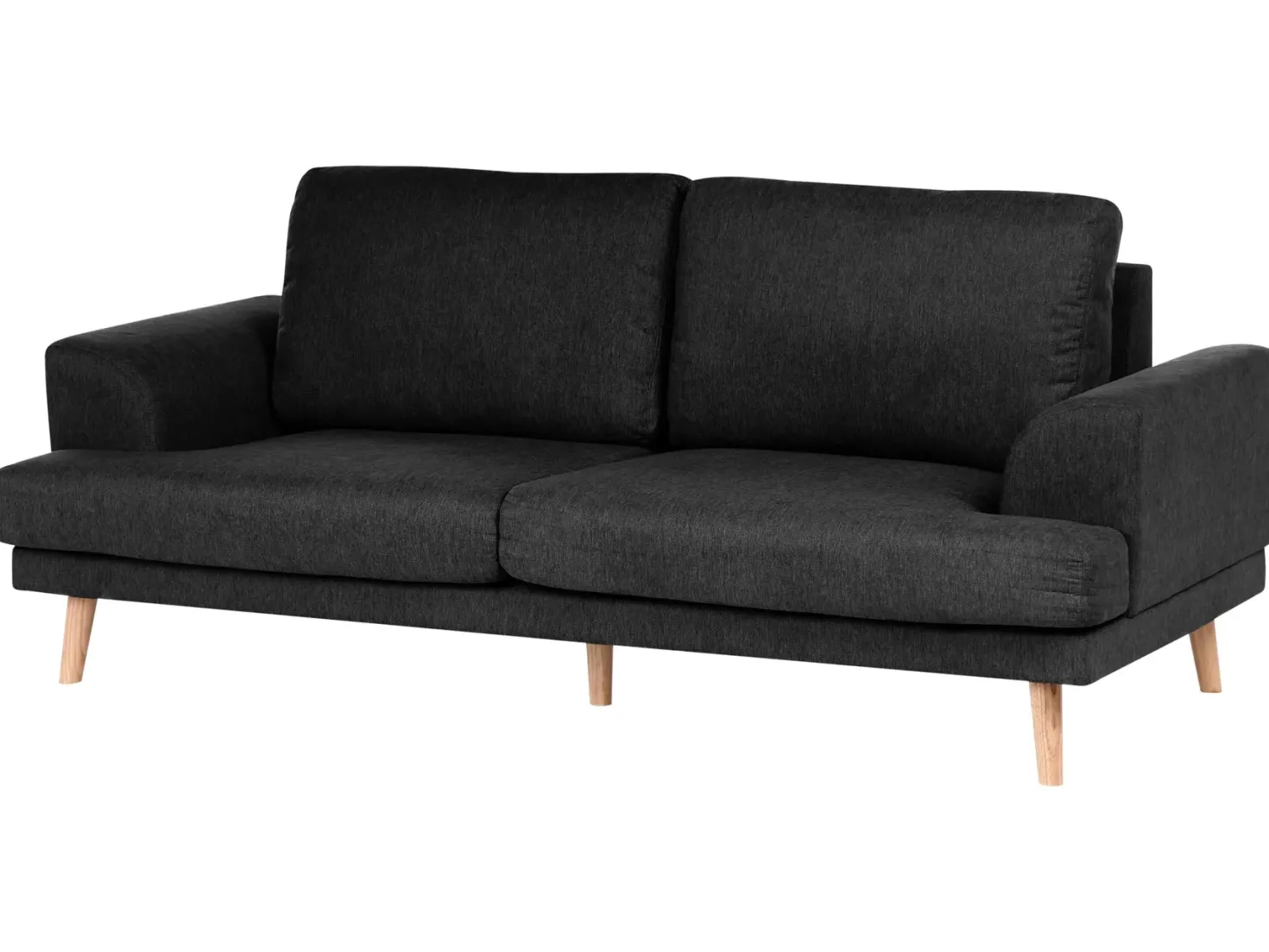Sofa 3 personers KILDAL Sort