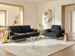Sofa 3 personers KILDAL Sort