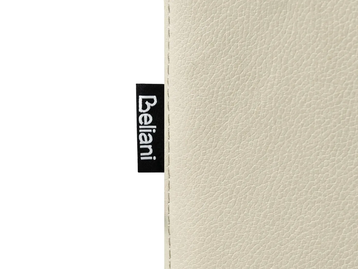 Sofa 3 personers LEIRA Kunstlæder Beige
