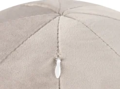 Sofa 3 personers LEIREN Velour Brungrå
