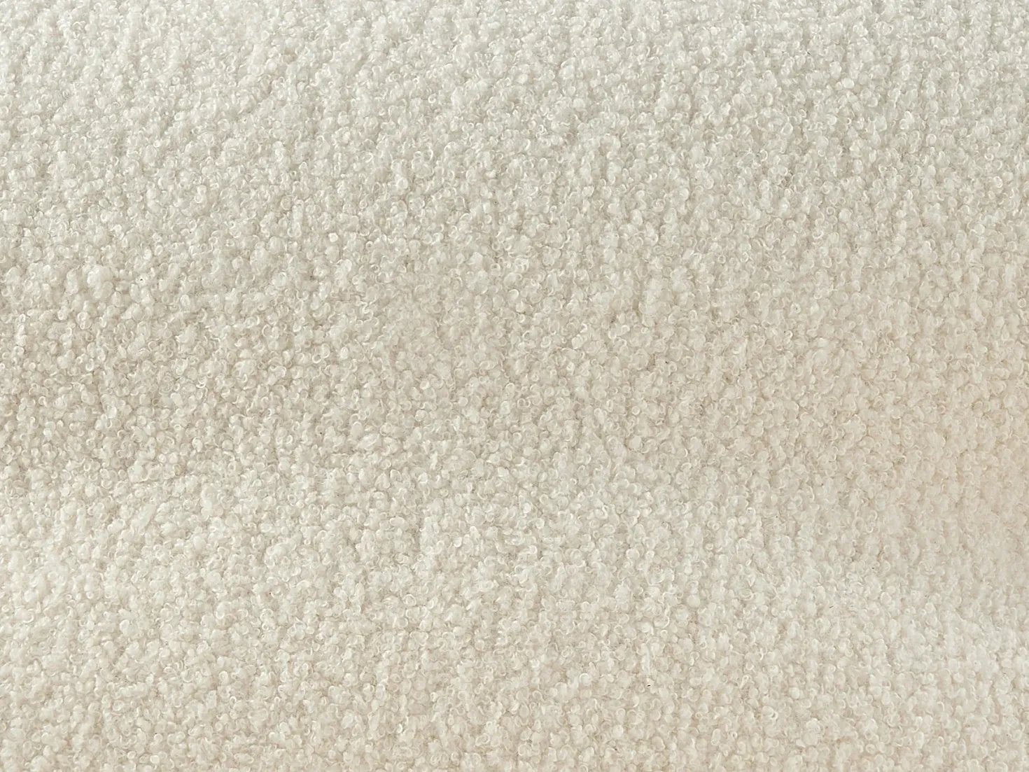 Sofa 3 personers LENVIK Boucle Hvid