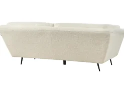 Sofa 3 personers LENVIK Boucle Hvid