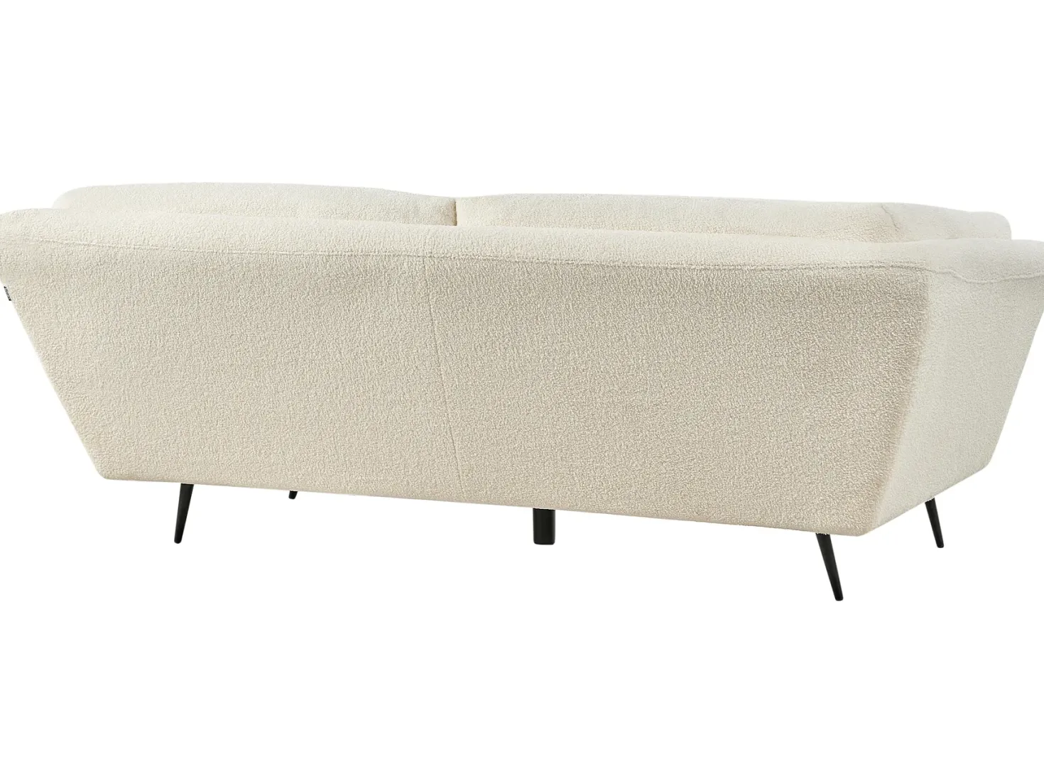 Sofa 3 personers LENVIK Boucle Hvid