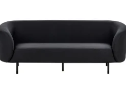 Sofa 3 personers LOEN Sort
