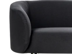 Sofa 3 personers LOEN Sort