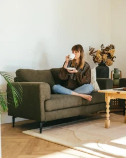 Sofa 3 personers LOUSTO Grøn