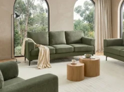 Sofa 3 personers LOUSTO Grøn