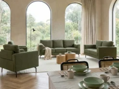 Sofa 3 personers LOUSTO Grøn
