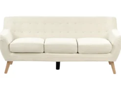 Sofa 3 personers MOTALA Lys Beige