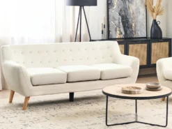 Sofa 3 personers MOTALA Lys Beige