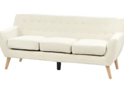 Sofa 3 personers MOTALA Lys Beige