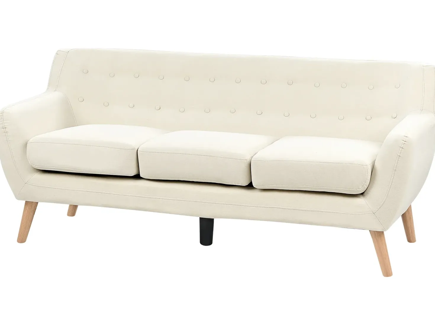 Sofa 3 personers MOTALA Lys Beige