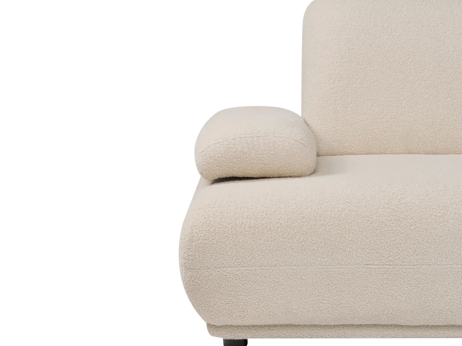 Sofa 2 personers NACKA Boucle Beige
