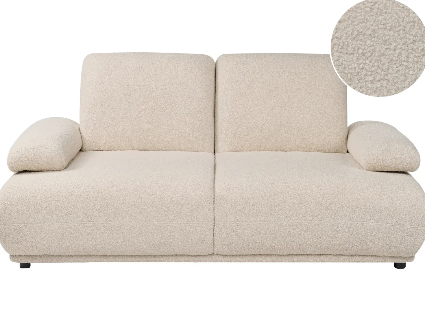 Sofa 2 personers NACKA Boucle Beige