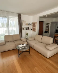 Sofa 2 personers NACKA Boucle Beige