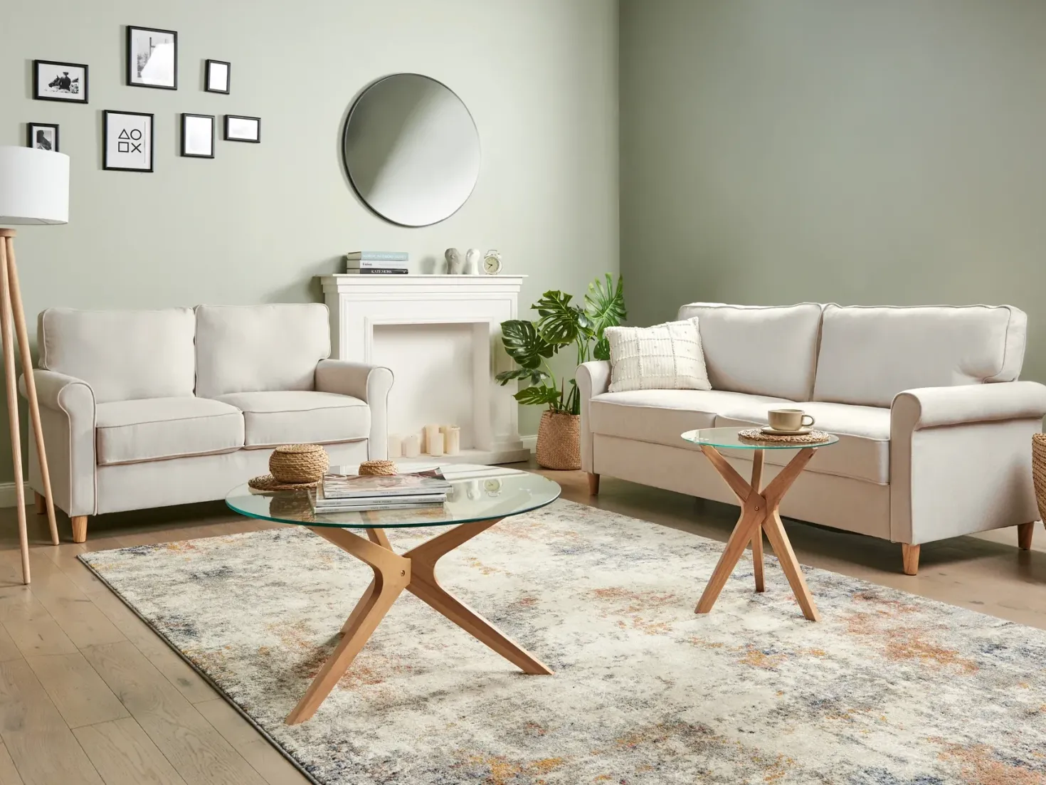 Sofa 3 personers RONNEBY Beige