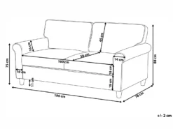 Sofa 3 personers RONNEBY Beige