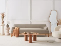 Sofa 3 personers SOSJO Brungrå