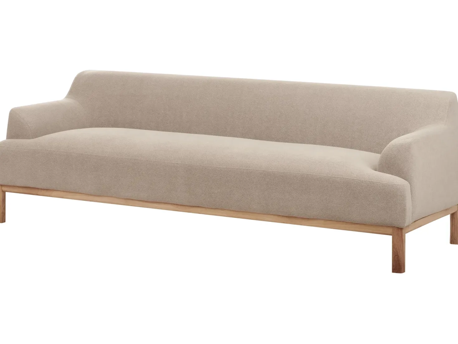 Sofa 3 personers SOSJO Brungrå