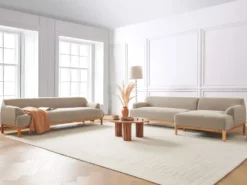 Sofa 3 personers SOSJO Brungrå